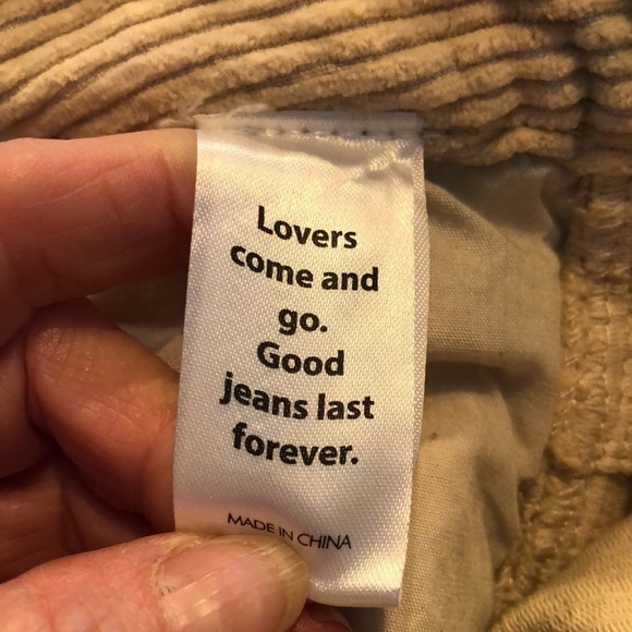 Pacsun 100% Cotton Wide Wale Splash Dyed Corduroy Y2K BF Carpenter Pants S/24 - Picture 12 of 14